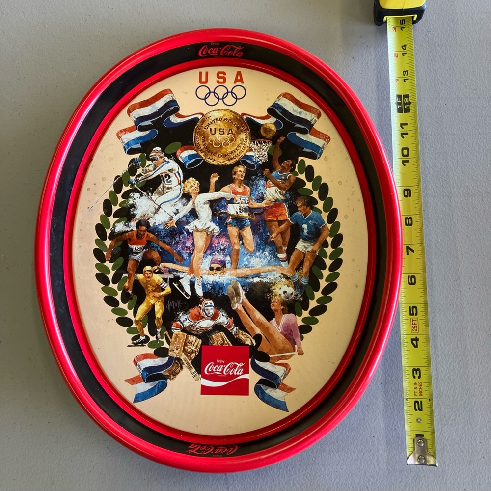 Coca Cola USA Olympics Wall Decor - Red